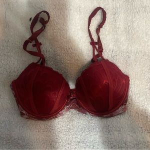 Red Lace Bra 36B